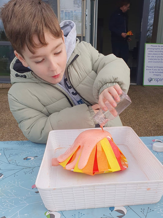 How to make a volcano